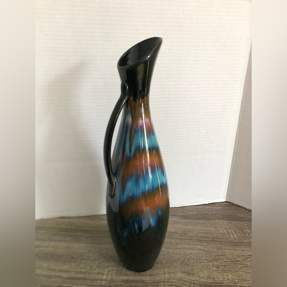 Vtg CCC Rainbow Glaze Pitcher - Picture 16 of 16